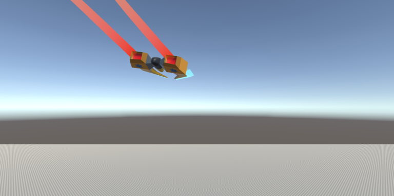 un vaisseau spatial se promène sur l'écran